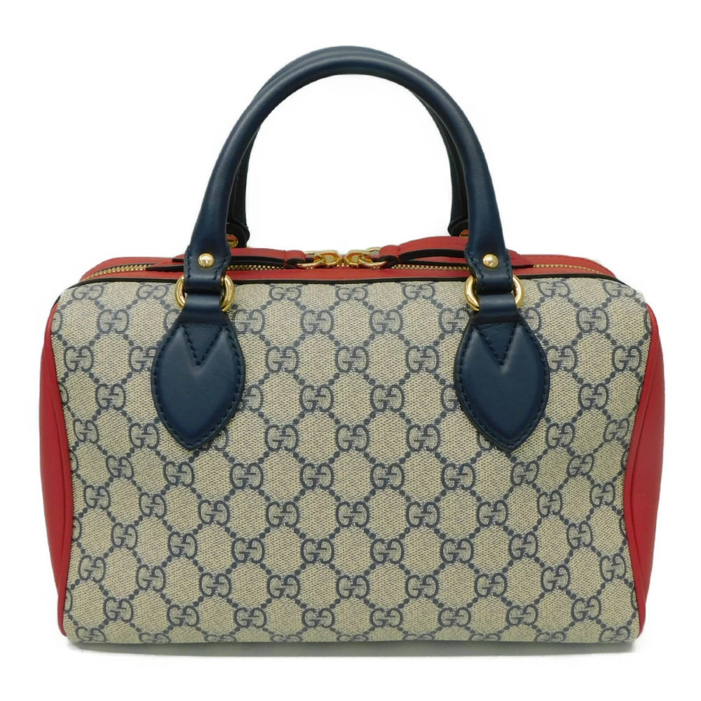 GUCCI handbag GG Supreme red Navy Blue shoulder bag